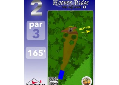 Custom Signs for Hoover Ridge Disc Golf Course in Madison, VA.