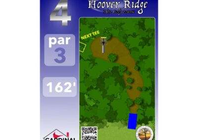 Custom Signs for Hoover Ridge Disc Golf Course in Madison, VA.