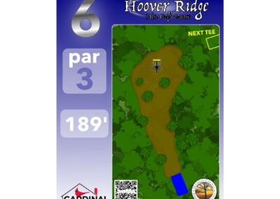 Custom Signs for Hoover Ridge Disc Golf Course in Madison, VA.