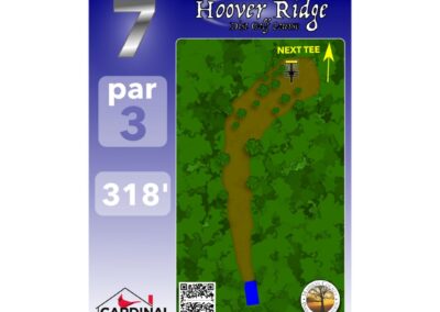 Custom Signs for Hoover Ridge Disc Golf Course in Madison, VA.