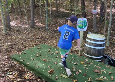 hardywood disc golf fun playing disc golf